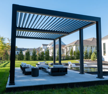 Modern Pergola Installation